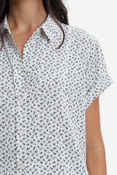 Majan Ss Shirt Aop 9942 - Bluebell