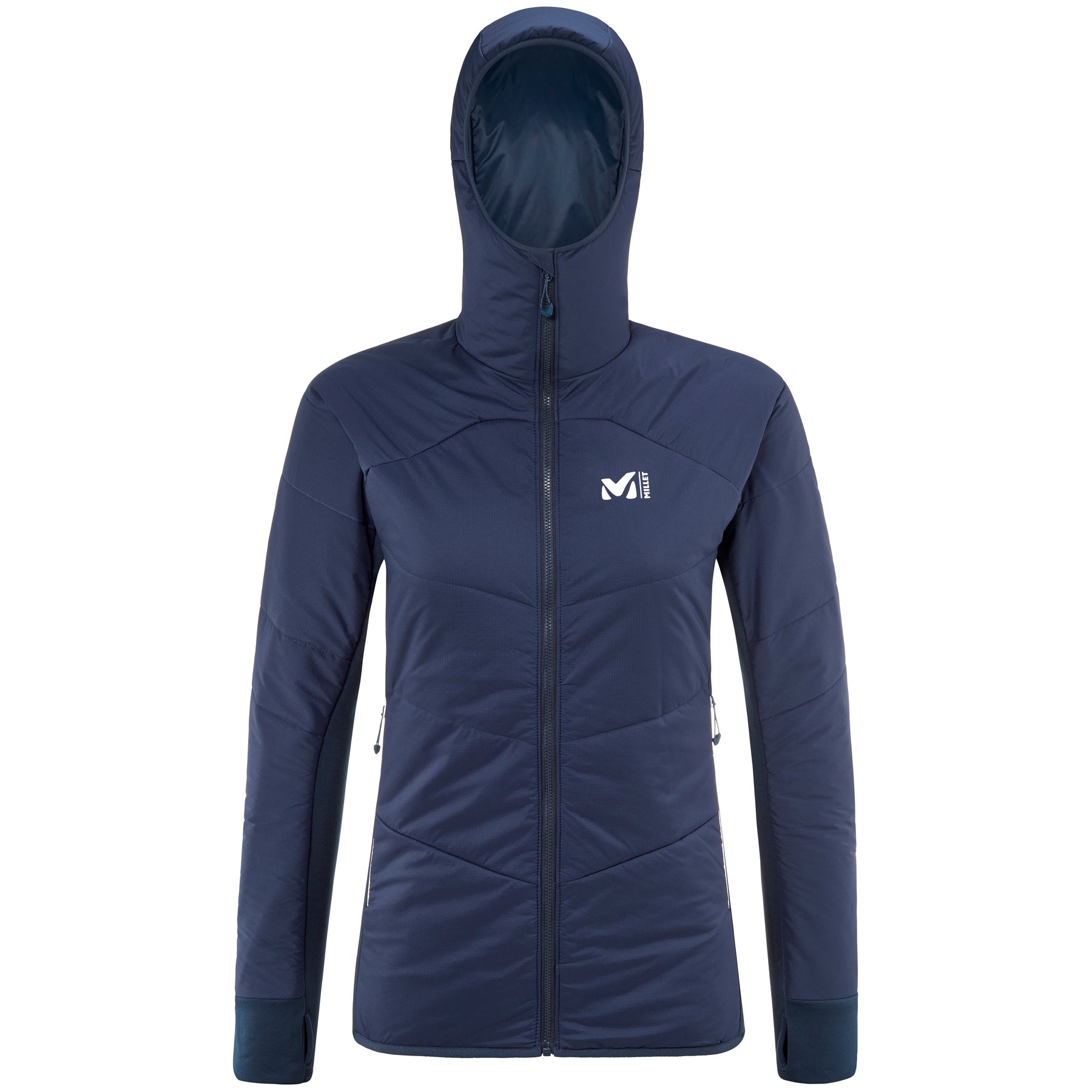M White Primaloft Hoodie - Saphir