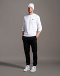 Crew Neck Sweatshirt - White