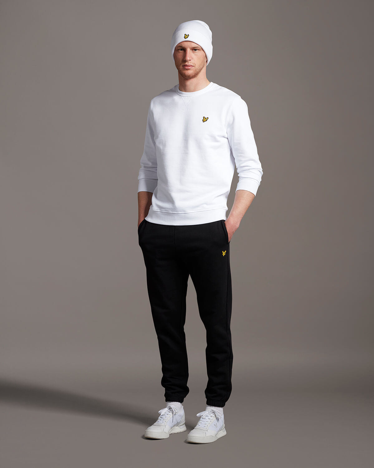 Crew Neck Sweatshirt - White