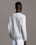 Crew Neck Sweatshirt - Light Grey Marl