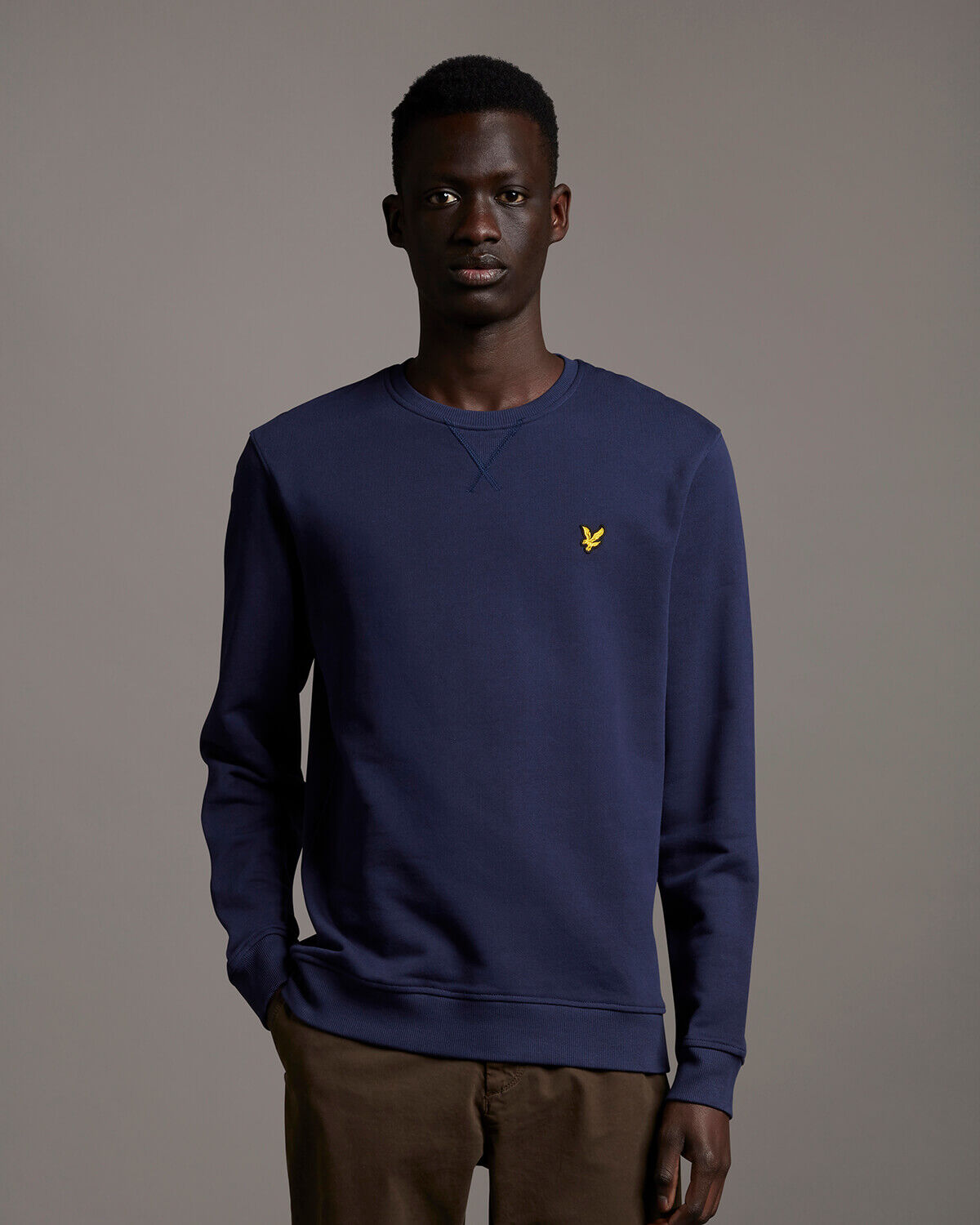 Crew Neck Sweatshirt - Navy