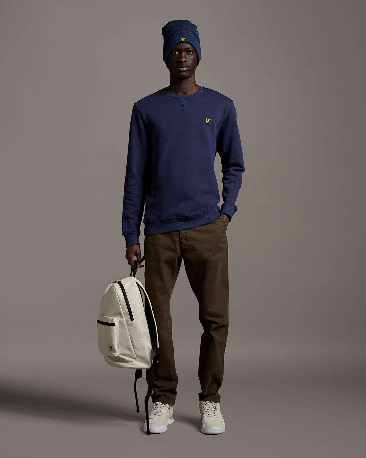 Crew Neck Sweatshirt - Navy