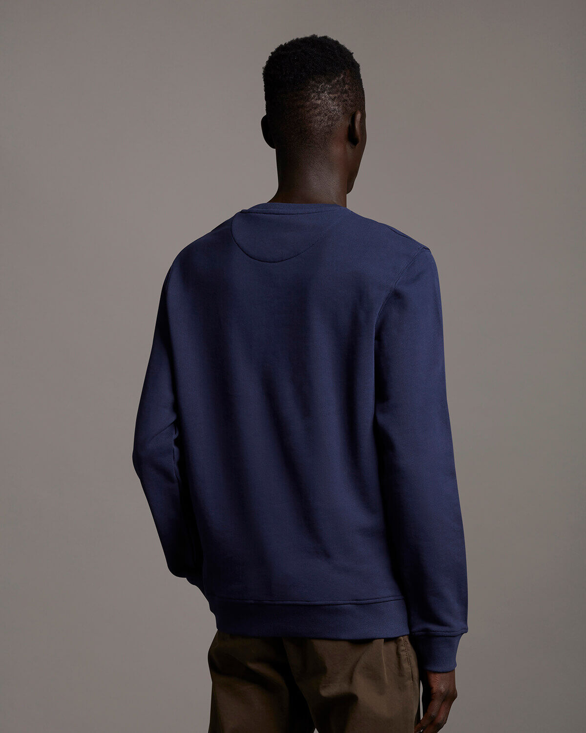 Crew Neck Sweatshirt - Navy