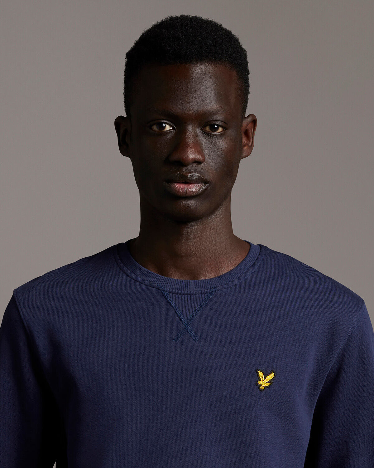 Crew Neck Sweatshirt - Navy