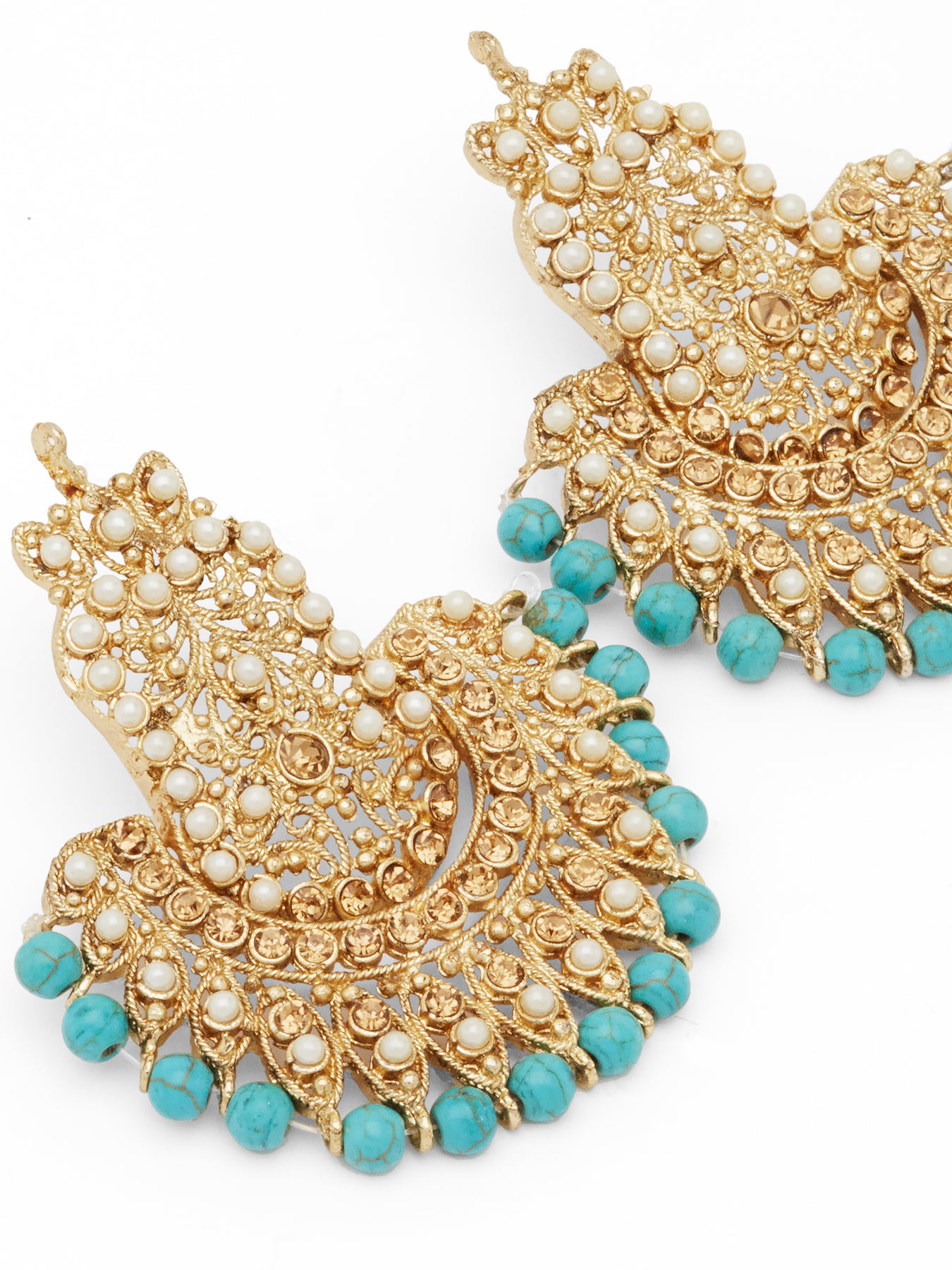 The Peacock Earrings - Blue - Miss Mathiesen - Smykker - VILLOID.no