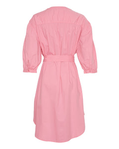 Abiella 3/4 Shirt Dress - Aurora Pink