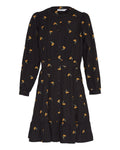 Nannie Nona Shirt Dress EMB - Black/Flower