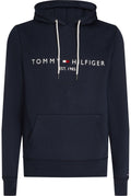Core Tommy Logo Hoody - Sky Captain
