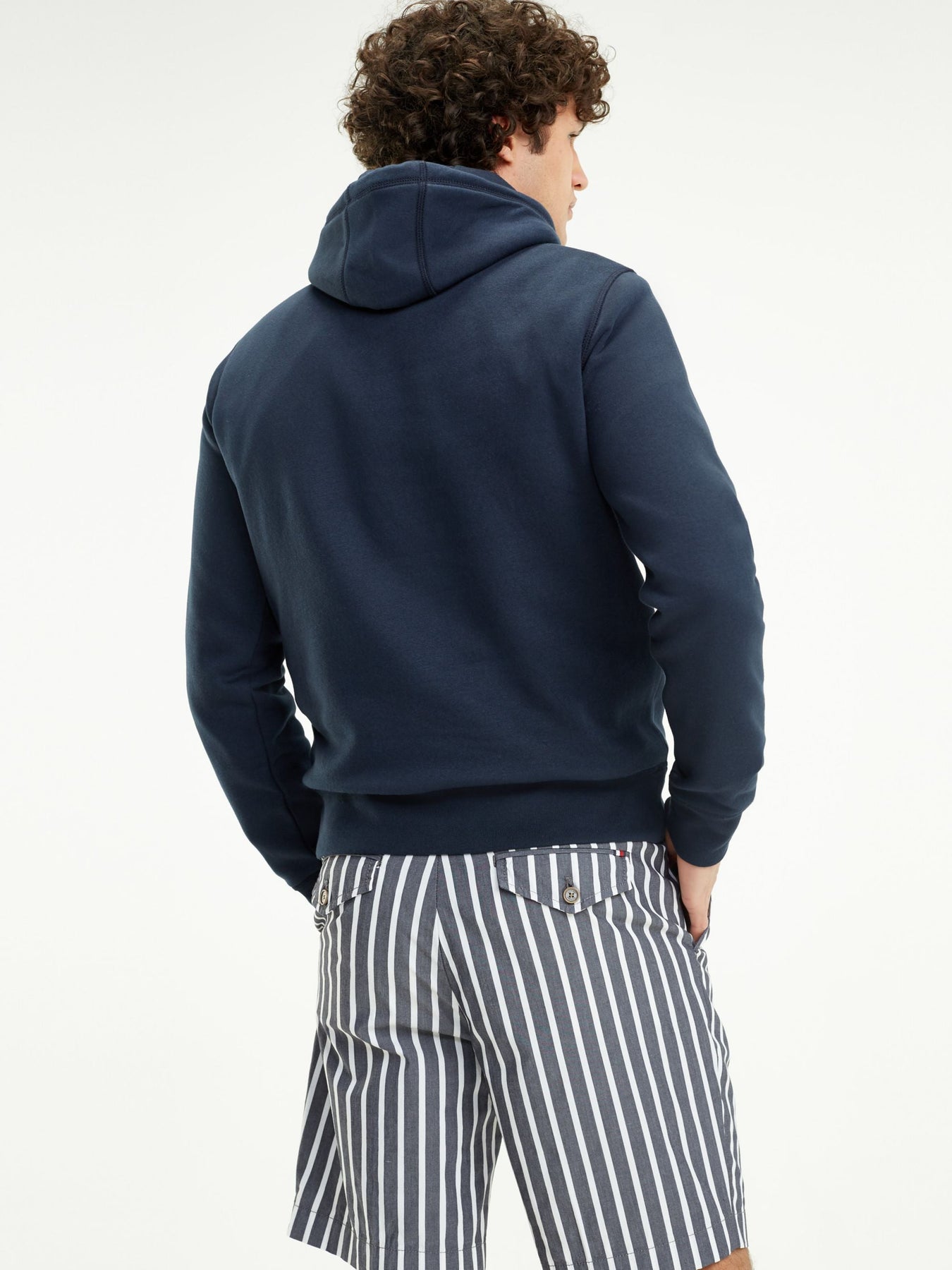 Core Tommy Logo Hoody - Sky Captain