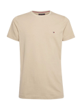 Stretch Slim Fit Tee - Stone