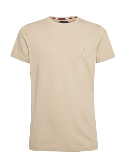 Stretch Slim Fit Tee - Stone
