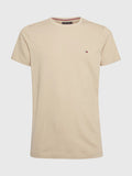 Stretch Slim Fit Tee - Stone