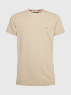 Stretch Slim Fit Tee - Stone