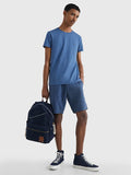 Stretch Slim Fit Tee - Blue Coast