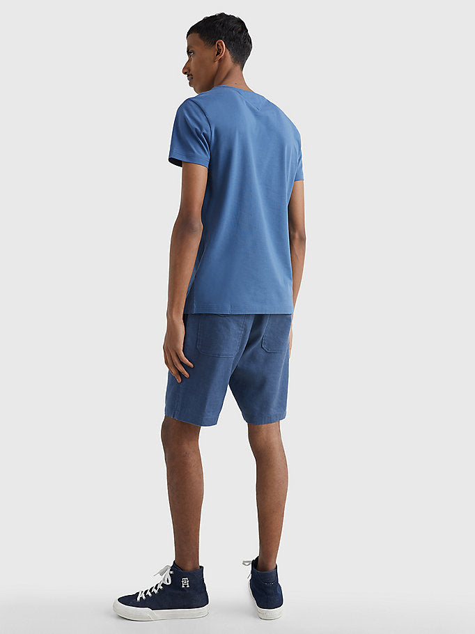 Stretch Slim Fit Tee - Blue Coast
