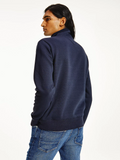 Tommy Logo Mockneck - Desert Sky