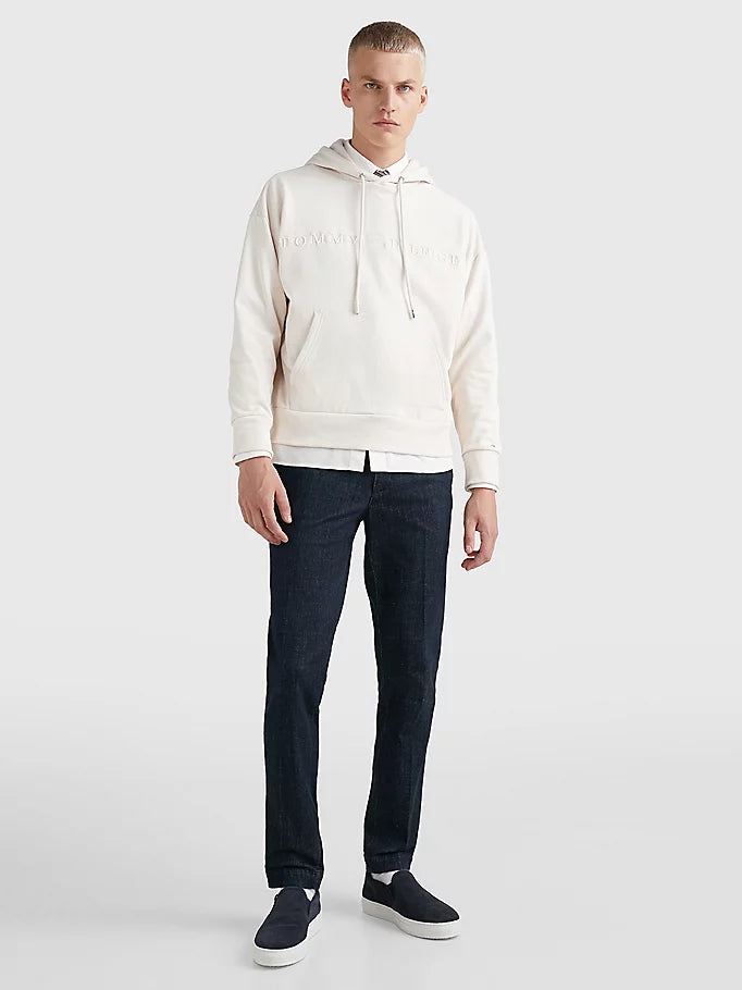 Archive Hilfiger Logo Hoody - Feather White