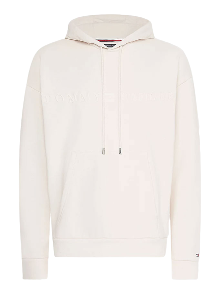 Archive Hilfiger Logo Hoody - Feather White