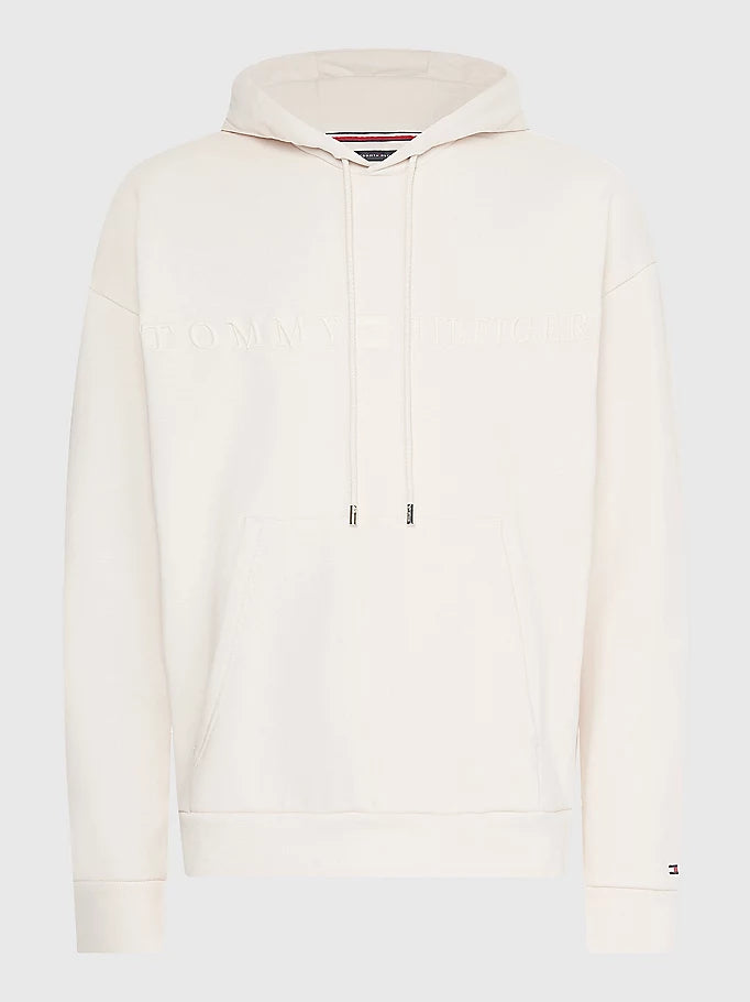 Archive Hilfiger Logo Hoody - Feather White
