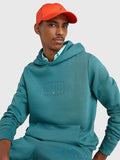Hilfiger Curve Logo Hoody - Frosted Green