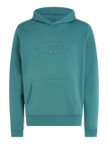 Hilfiger Curve Logo Hoody - Frosted Green
