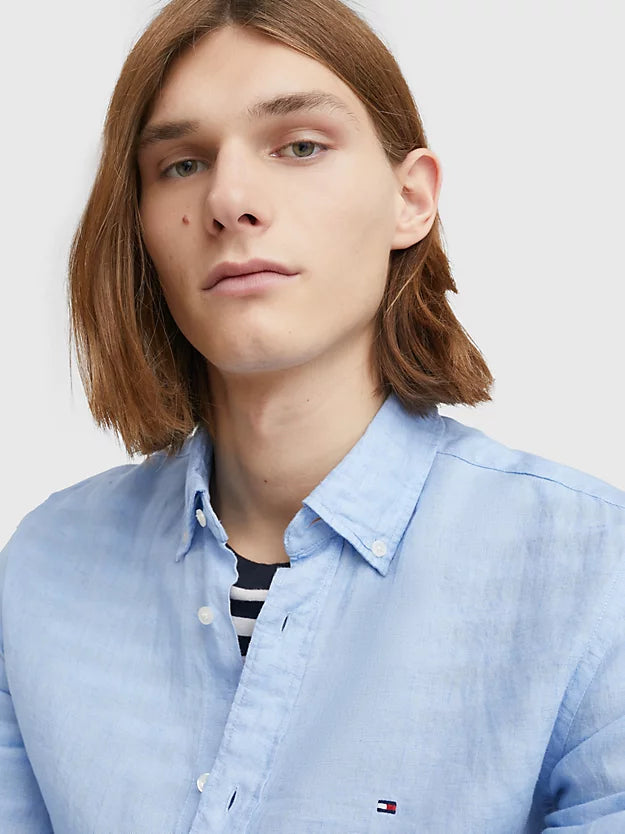 Pigment Dyed Li Solid Rf Shirt - Vessel Blue