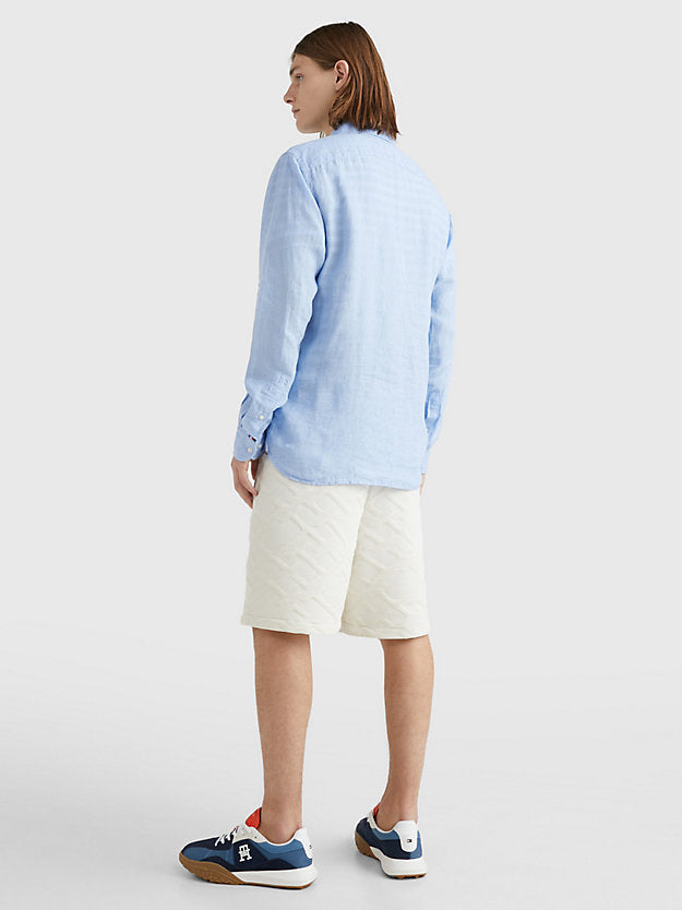 Pigment Dyed Li Solid Rf Shirt - Vessel Blue