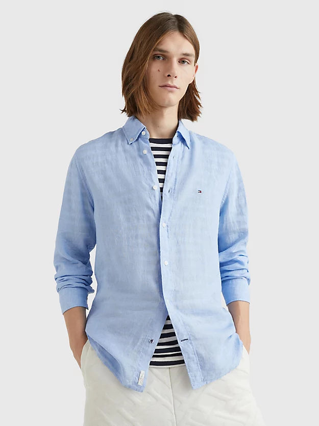 Pigment Dyed Li Solid Rf Shirt - Vessel Blue