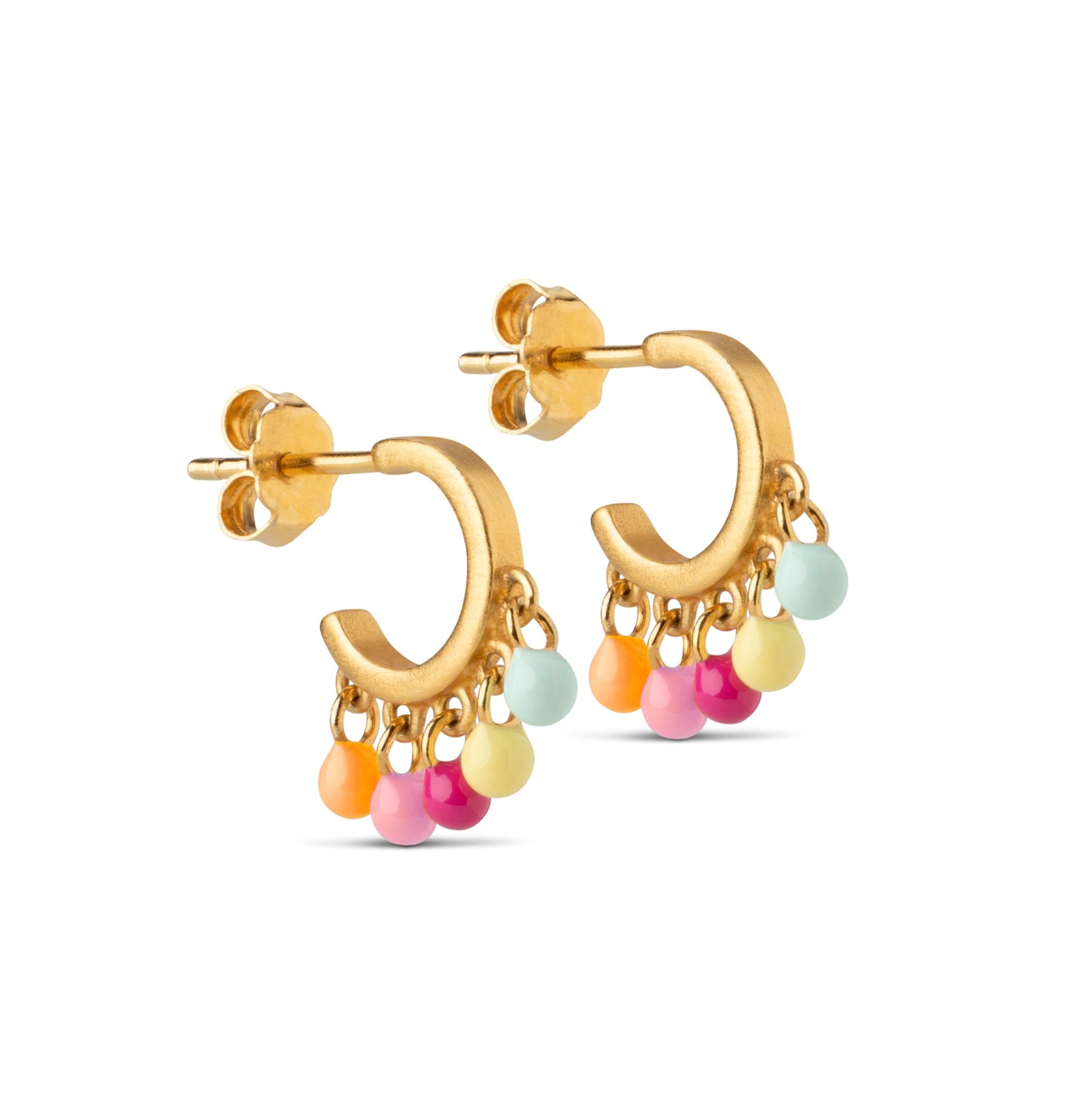 Rainbow Hoops - 925S/GP/M