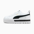 Mayze Lth Wn's - White/Black