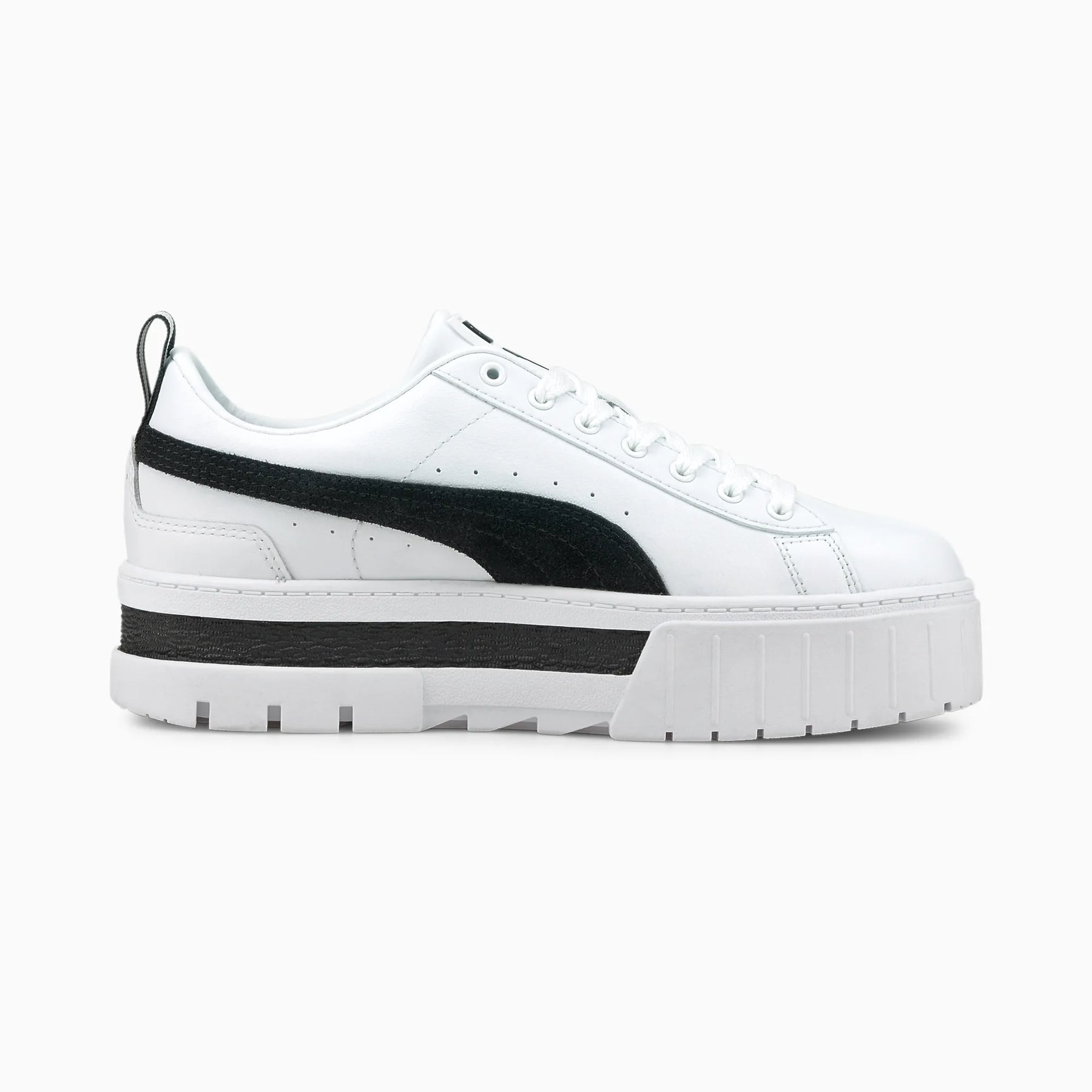 Mayze Lth Wn's - White/Black