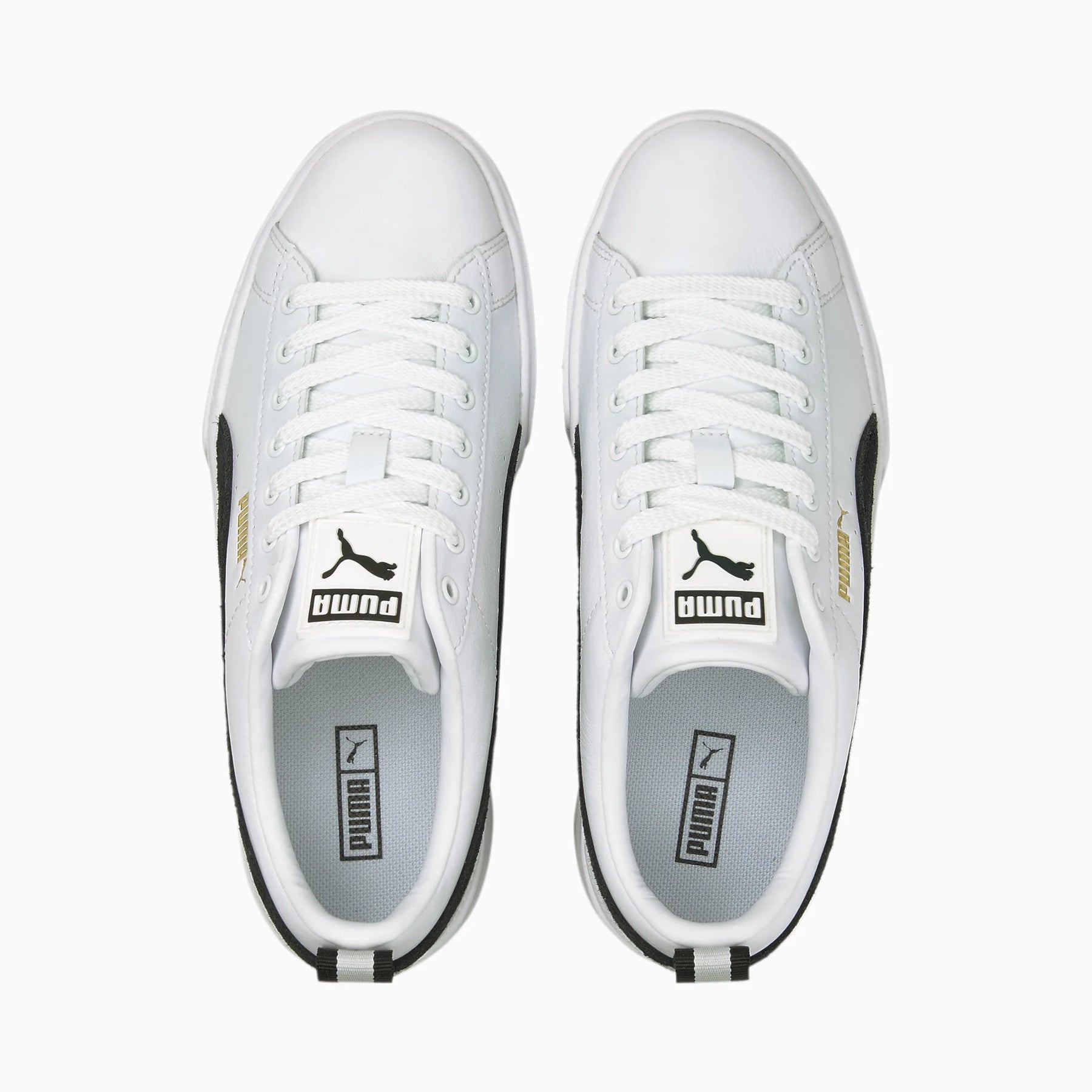 Mayze Lth Wn's - White/Black