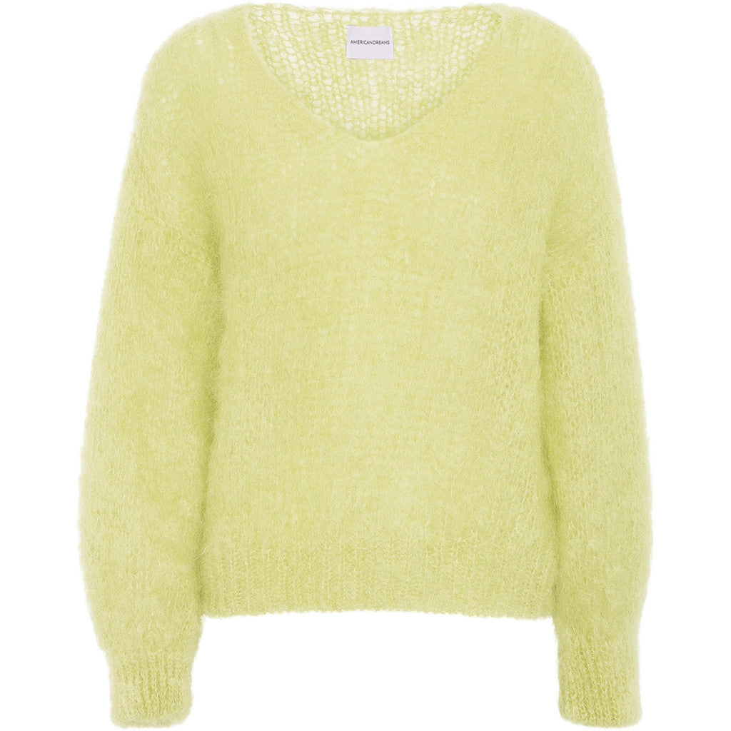 Milana Ls Mohair Knit - Light Yellow