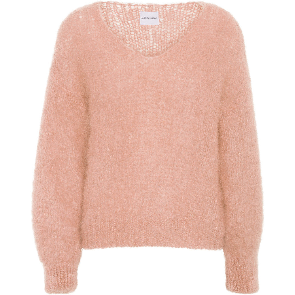 Milana Ls Mohair Knit - Peach