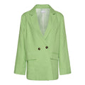 Mille Oversize Blazer - Lime Green Check