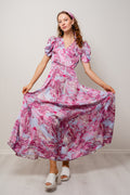 Emma Dress - Paisley Purple