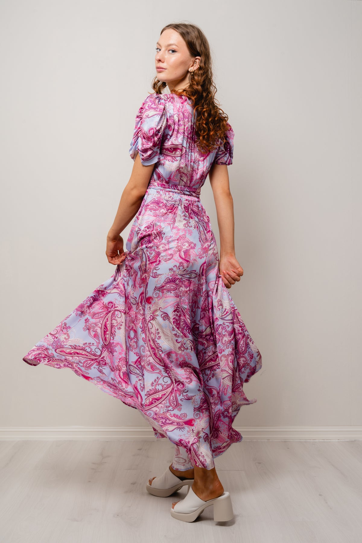 Emma Dress - Paisley Purple