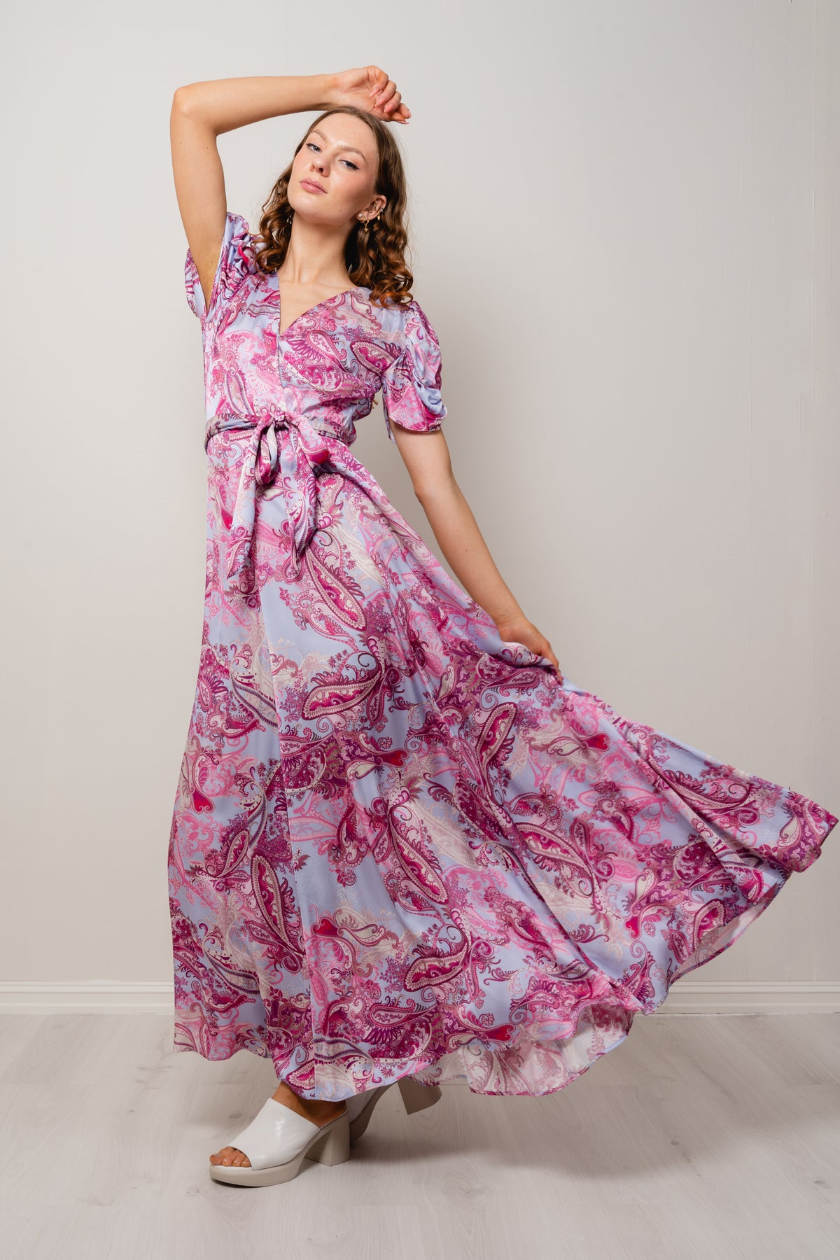 Emma Dress - Paisley Purple