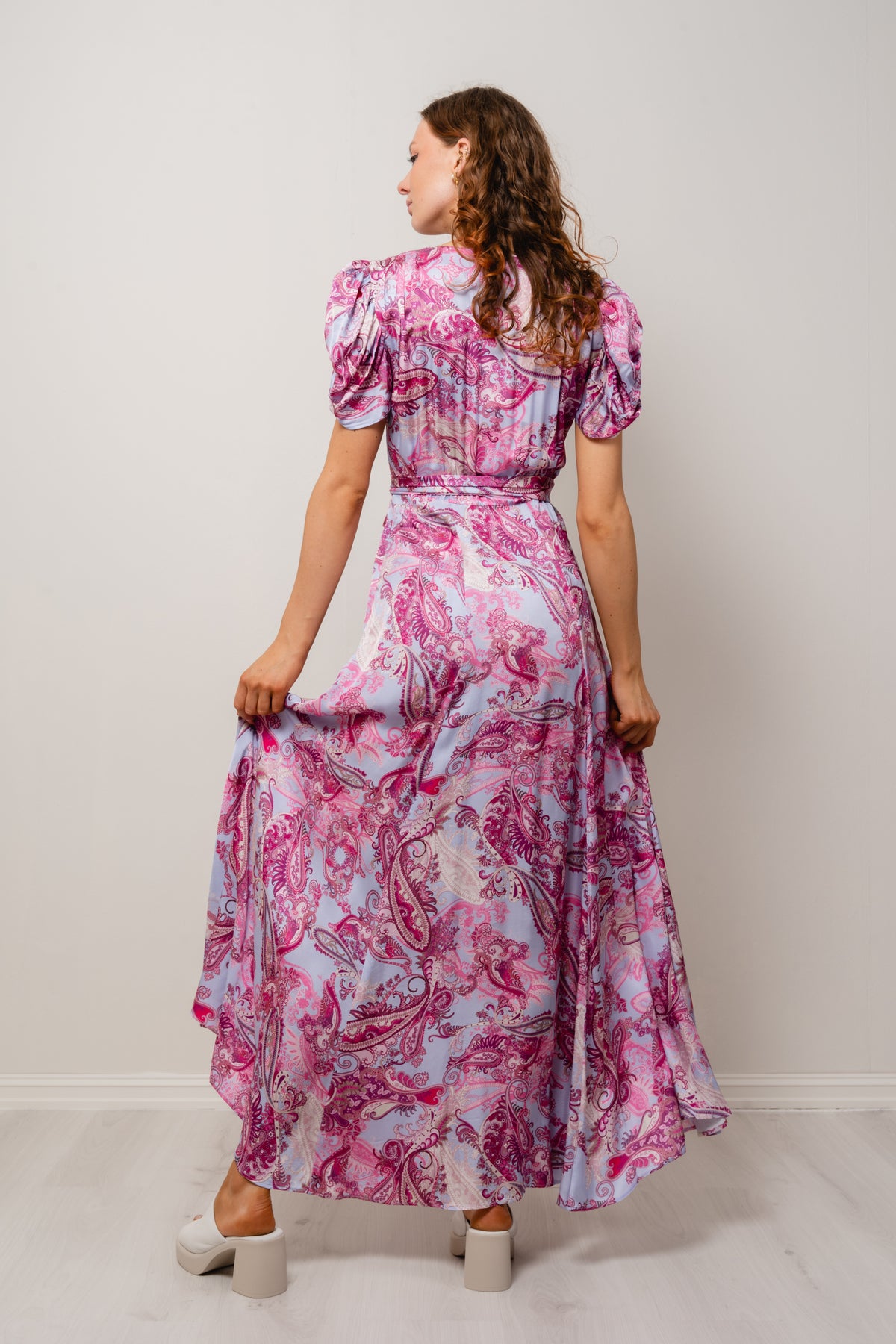 Emma Dress - Paisley Purple