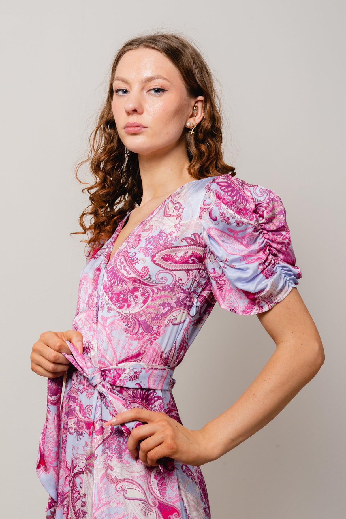 Emma Dress - Paisley Purple
