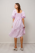 Cheri Stripe Dress - Pink/White