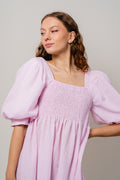 Cheri Stripe Dress - Pink/White