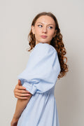Cheri Stripe Dress - Blue/White