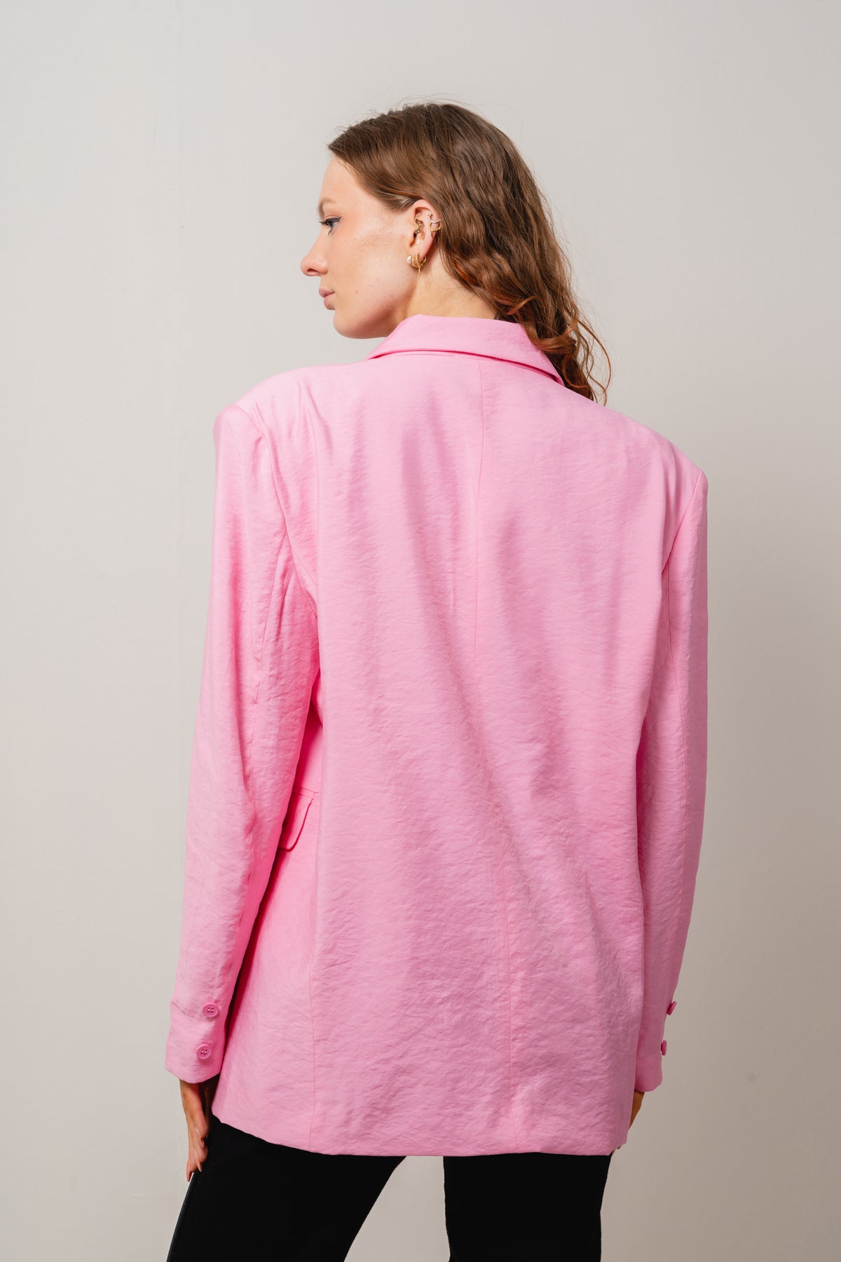 Mano Oversize Blazer - Candy Pink