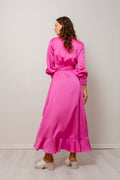 Iza Maxi Dress - Lipstick Pink