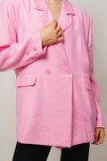 Mano Oversize Blazer - Candy Pink