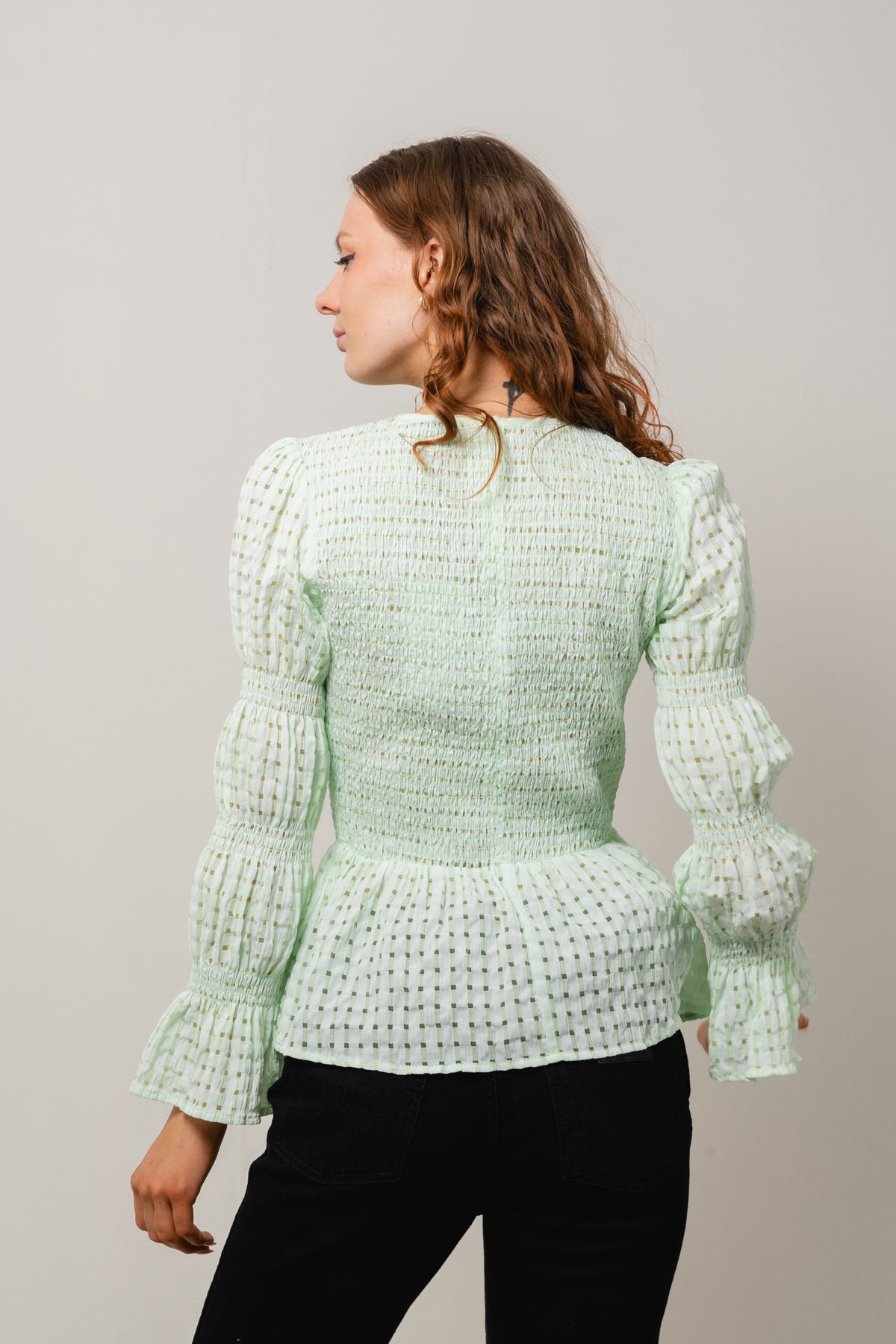 Dicte Mona Blouse - Light Green