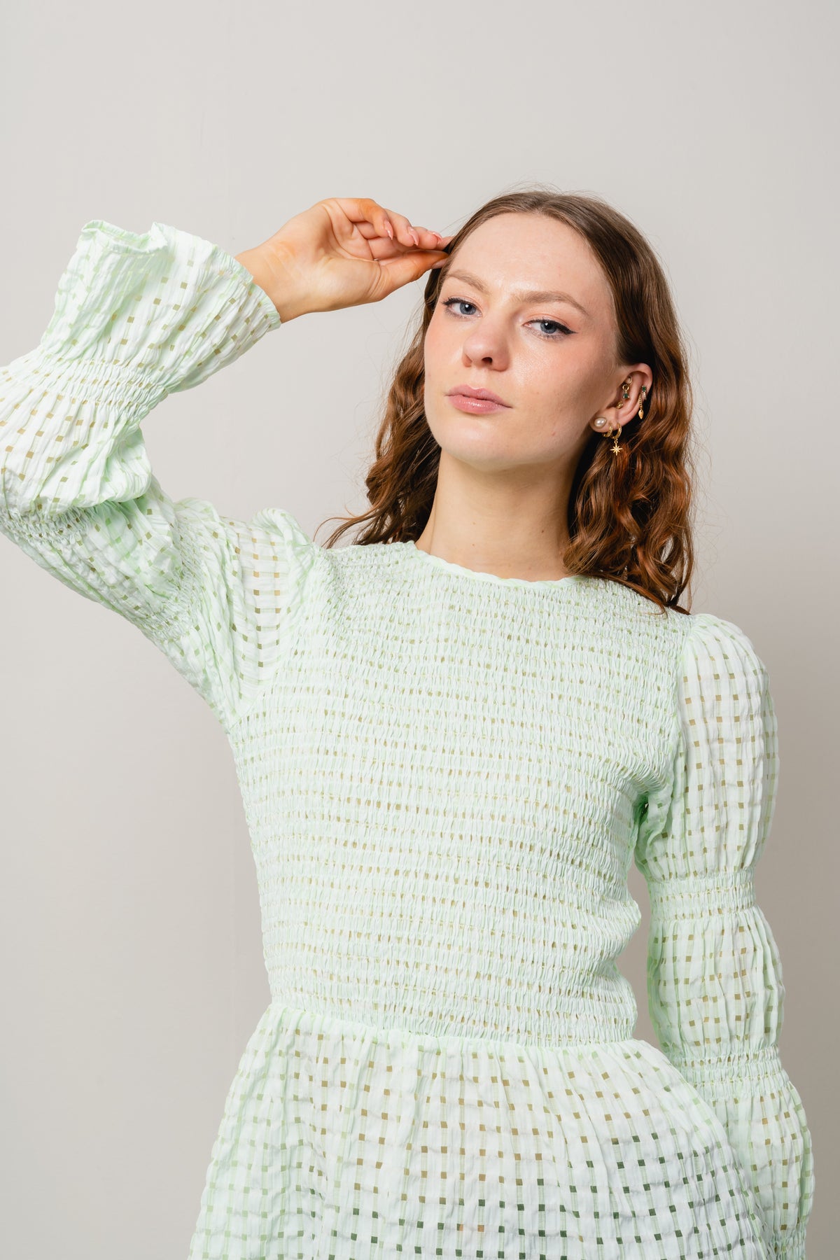 Dicte Mona Blouse - Light Green