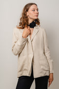 Casual Linen Sb Blazer - Light Sandalwood